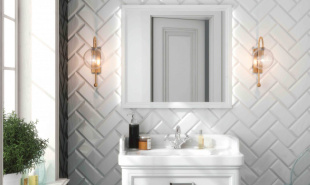 Плитка Kerama Marazzi Граньяно белый грань глянец (7,4х15) арт. 16032